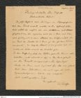 Nachlass Franz Steindachner, Karte von Eduard Graeffe an Franz Steindachner (02.04.1900), Inv.Nr. 173.22, Seite 1